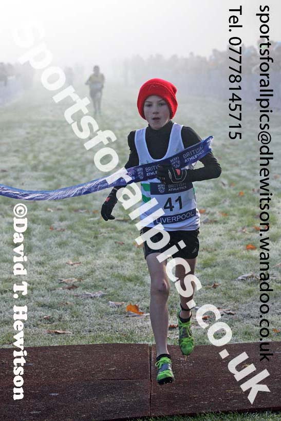 Boys and Girls under-11s, European Cross Country Trials, Sefton Park, Liverpool. Photo: David T. Hewitson/Sports for All Pics